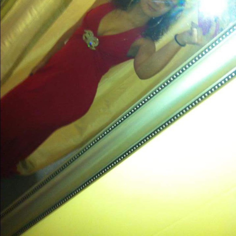 Beautiful Red Cache Prom Gown - image 4